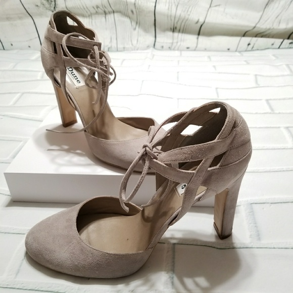 Dune London Shoes - DUNE London 'cannes' camel d'Orsay lace up pumps